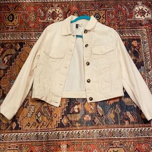 Off white corduroy jacket!